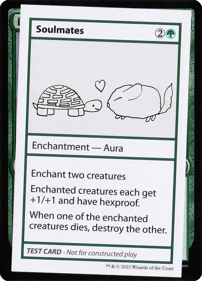 2021 Mystery Booster Playtest Cards 2021 Soulmates #84 rare card image