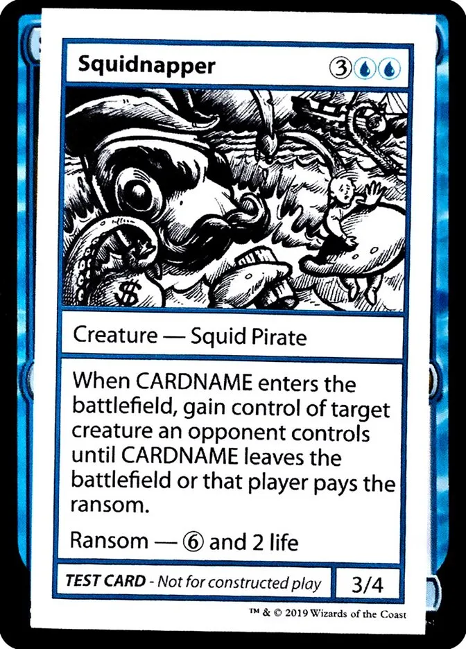 2021 Mystery Booster Playtest Cards 2021 Squidnapper #29 rare card image