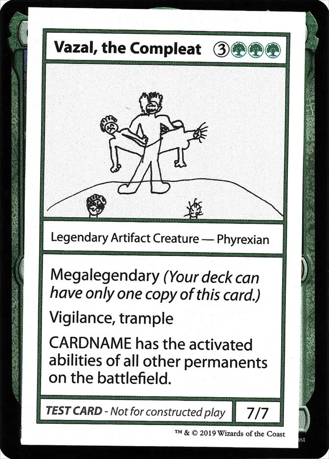 2021 Mystery Booster Playtest Cards 2021 Vazal, the Compleat #85 rare card image
