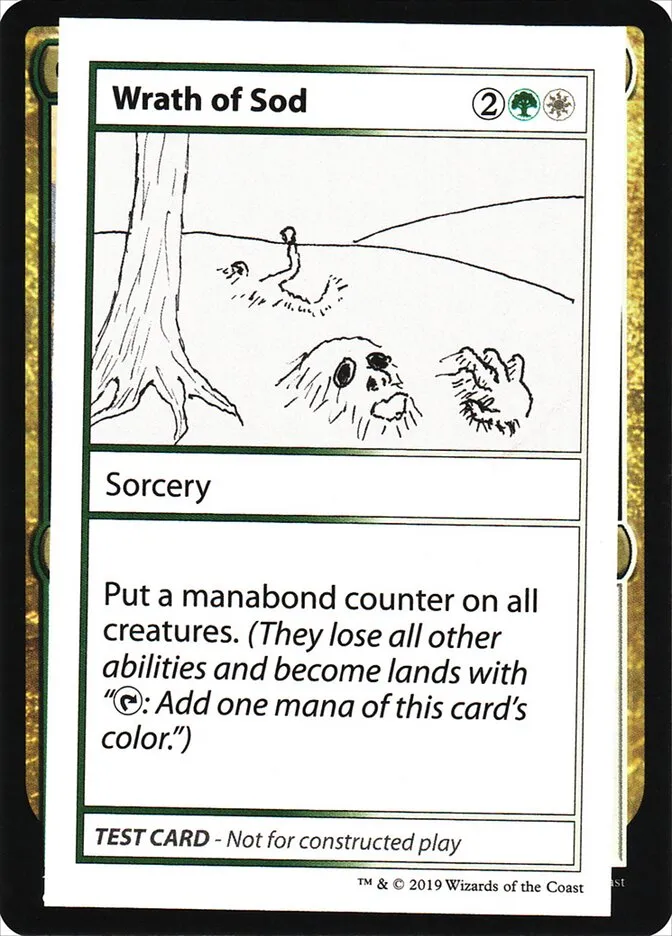 2021 Mystery Booster Playtest Cards 2021 Wrath of Sod #103 rare card image