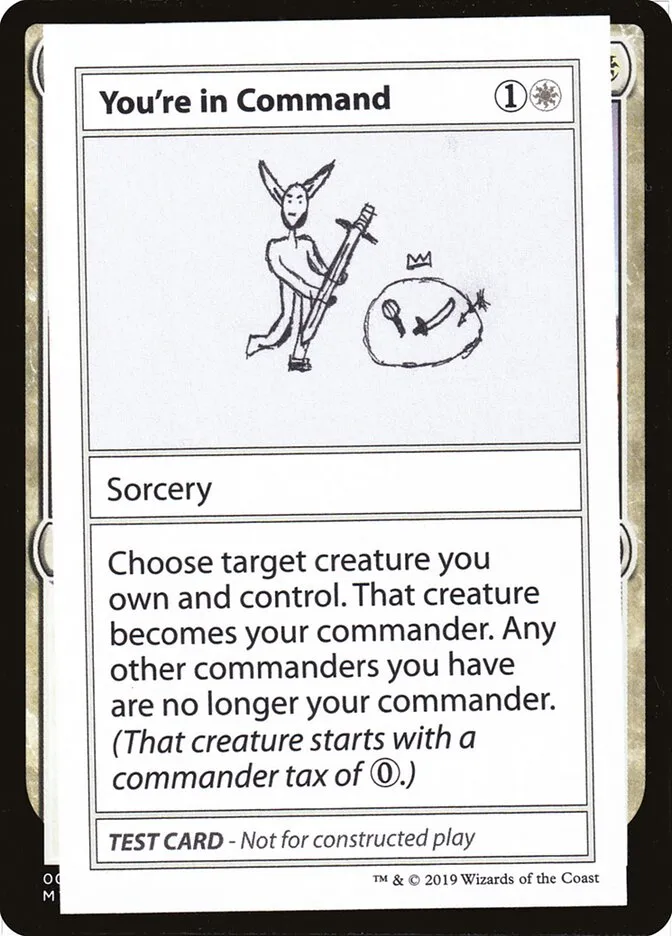 2021 Mystery Booster Playtest Cards 2021 You're in Command #15 rare card image