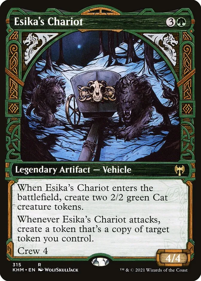 2021 Kaldheim Esika's Chariot [Showcase] rare #315 rare card image
