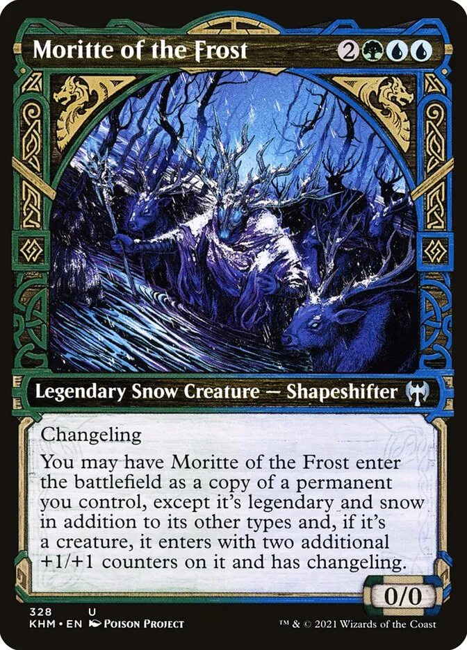 2021 Kaldheim Moritte of the Frost [Showcase] uncommon #328 uncommon card image