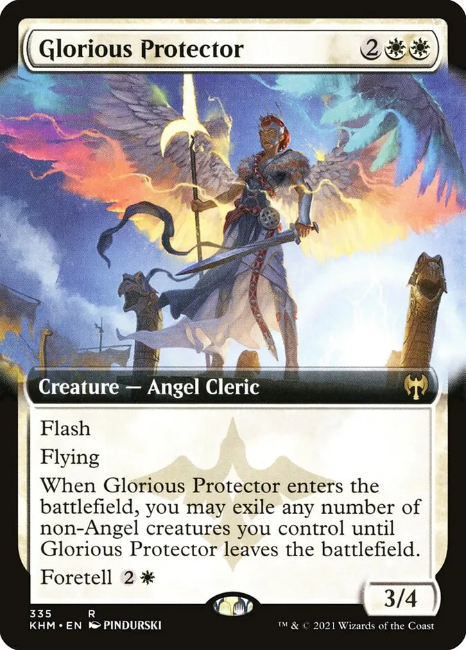 2021 Kaldheim Glorious Protector rare #335 rare card image