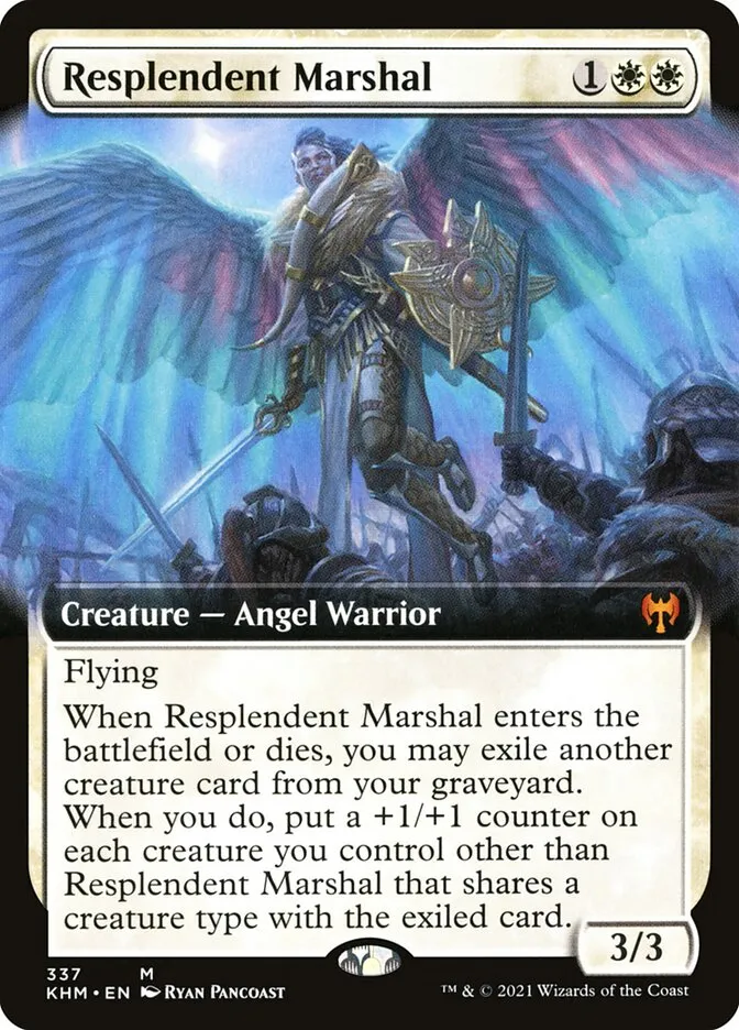 2021 Kaldheim Resplendent Marshal mythic #337 mythic card image