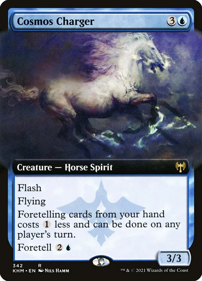 2021 Kaldheim Cosmos Charger rare #342 rare card image