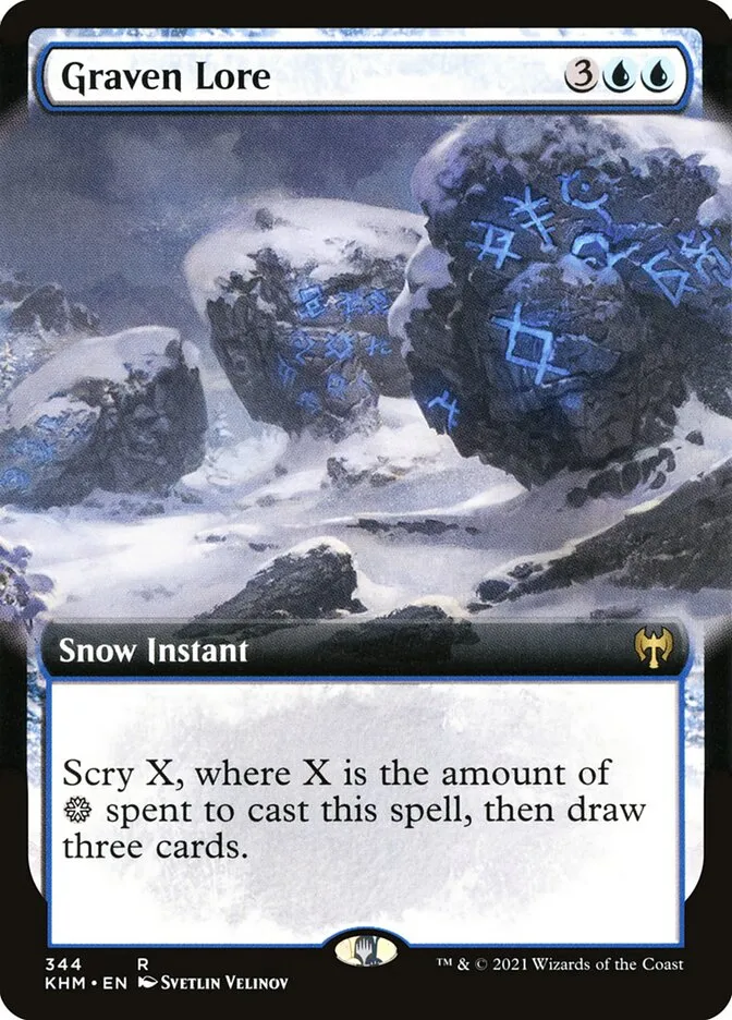 2021 Kaldheim Graven Lore rare #344 rare card image