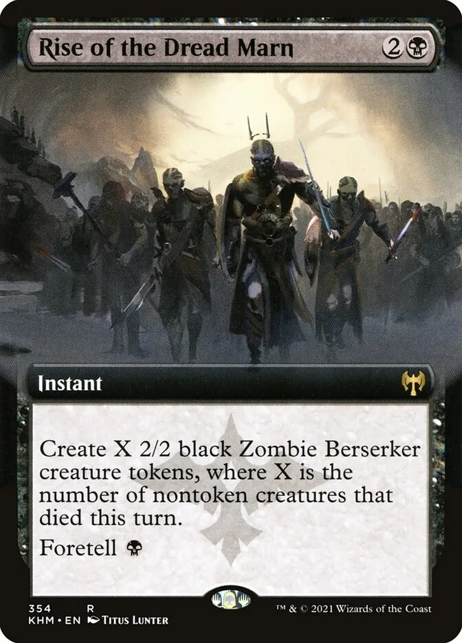 2021 Kaldheim Rise of the Dread Marn rare #354 rare card image