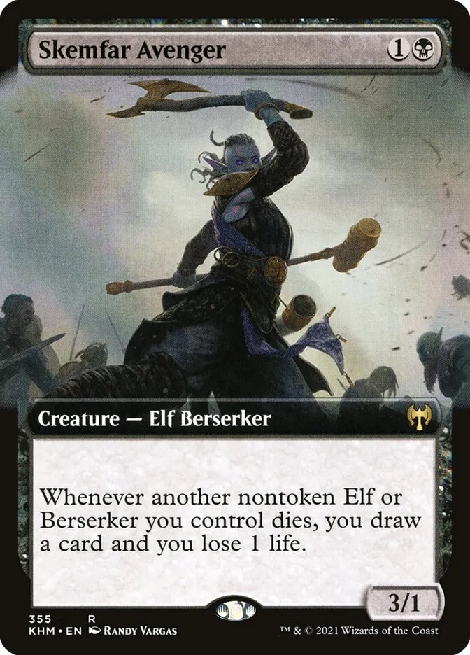 2021 Kaldheim Skemfar Avenger rare #355 rare card image