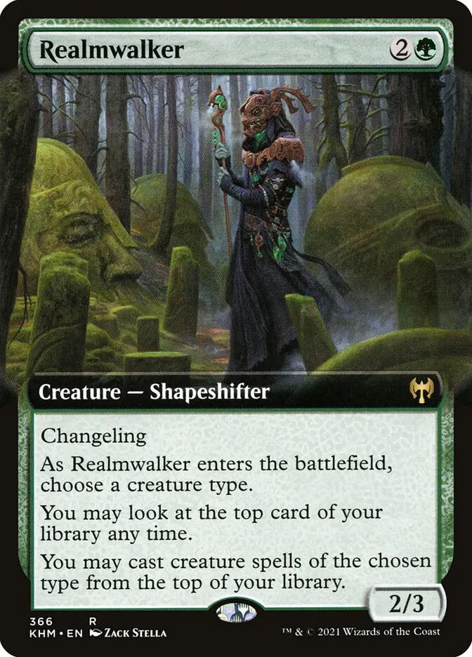 2021 Kaldheim Realmwalker rare #366 rare card image