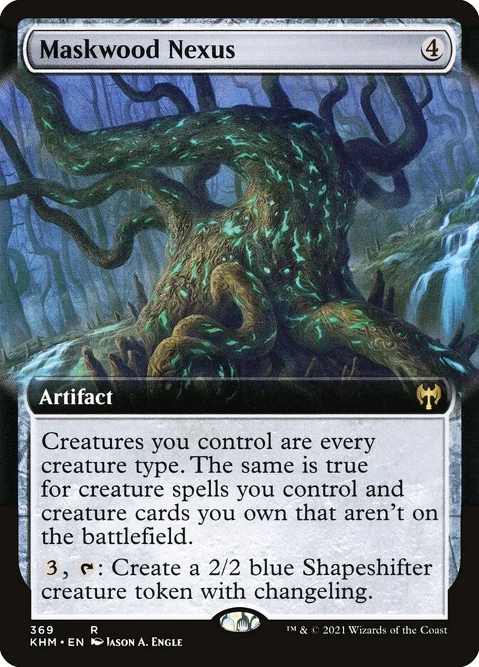 2021 Kaldheim Maskwood Nexus rare #369 rare card image