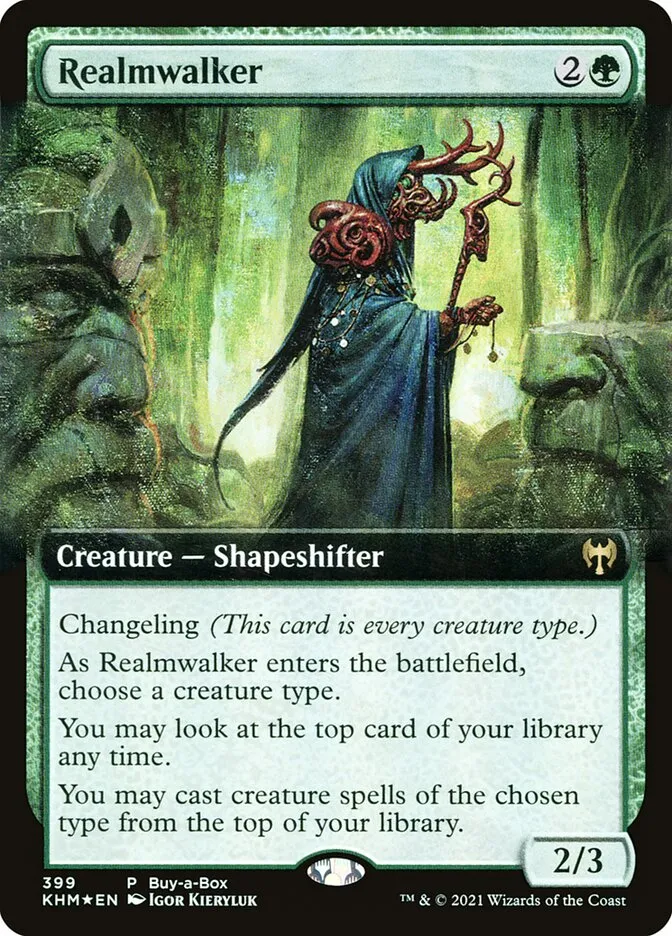 2021 Kaldheim Realmwalker #399 rare card image