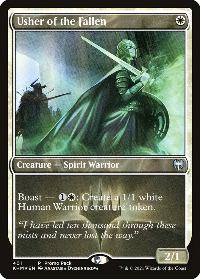2021 Kaldheim Usher of the Fallen [Promo] uncommon #401 uncommon card image