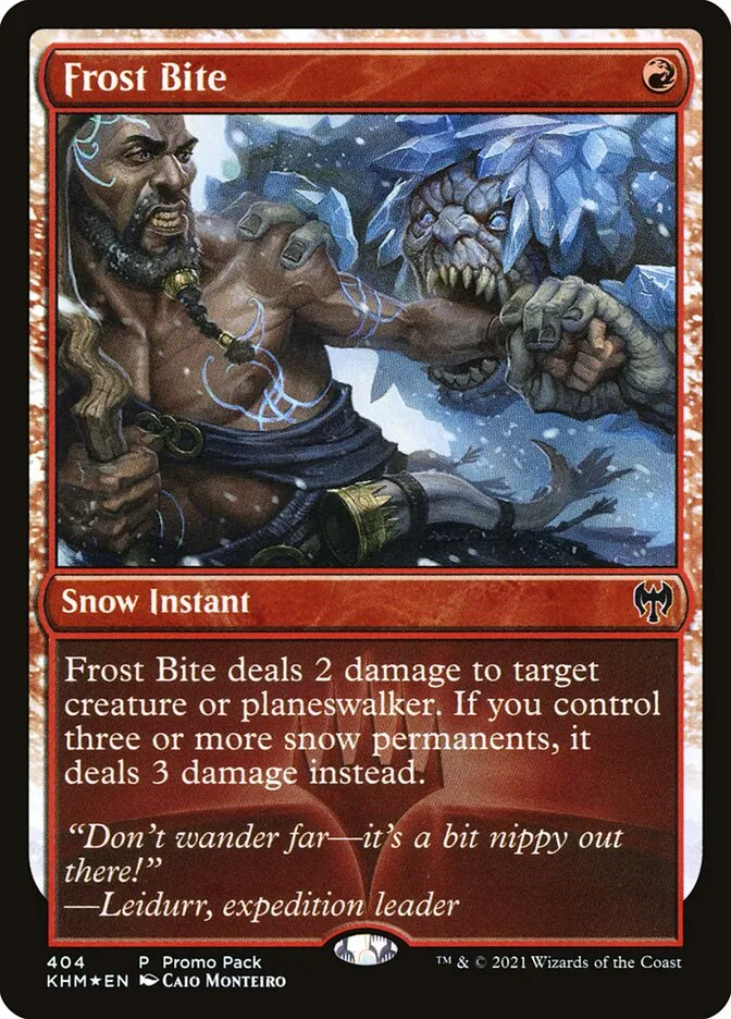2021 Kaldheim Frost Bite common #404 common card image