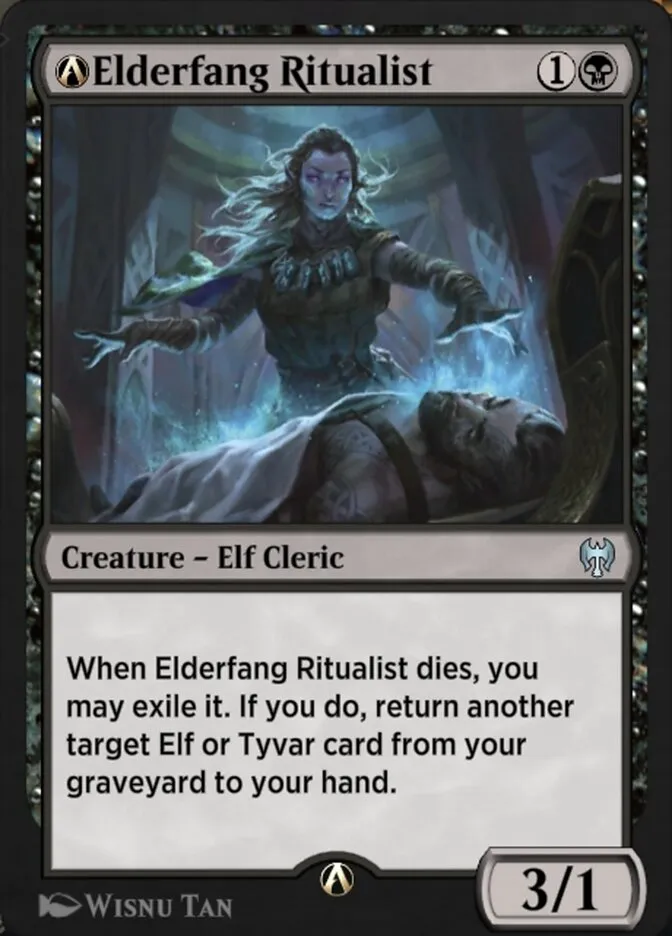 2021 Kaldheim A-Elderfang Ritualist uncommon #A-385 uncommon card image