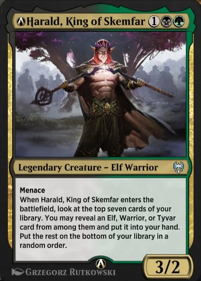 2021 Kaldheim A-Harald, King of Skemfar uncommon #A-212 uncommon card image