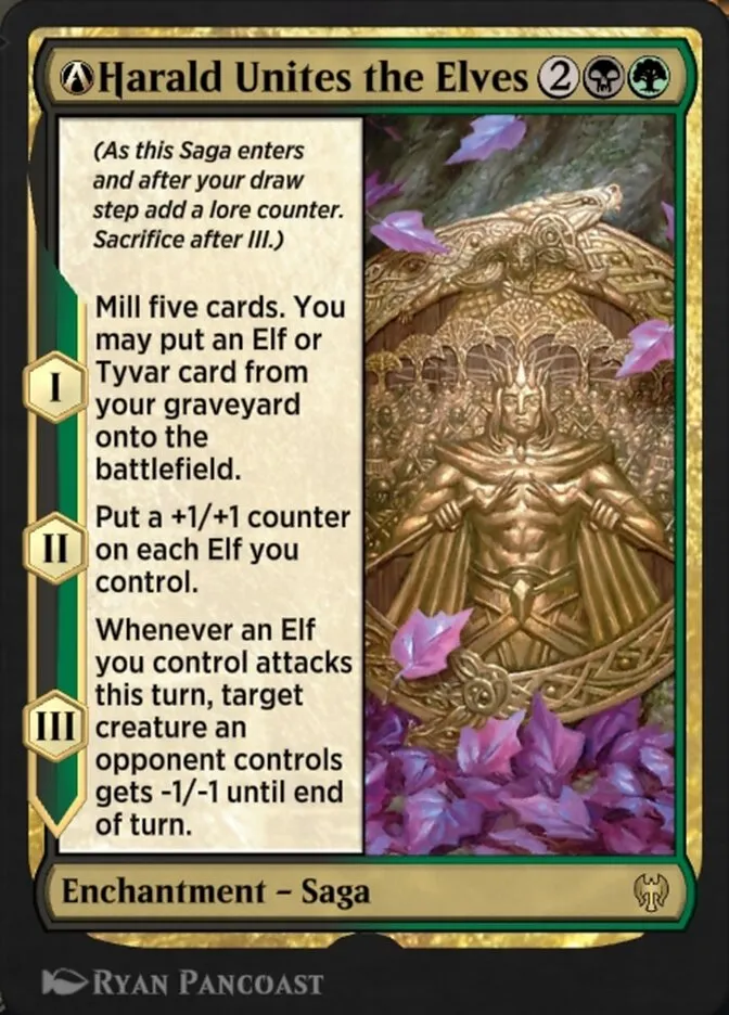 2021 Kaldheim A-Harald Unites the Elves rare #A-213 rare card image