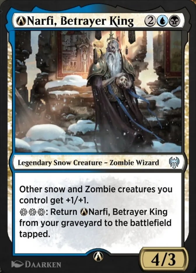2021 Kaldheim A-Narfi, Betrayer King uncommon #A-224 uncommon card image