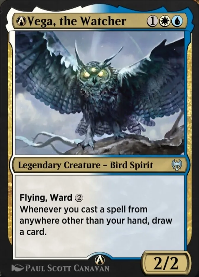 2021 Kaldheim A-Vega, the Watcher uncommon #A-233 uncommon card image