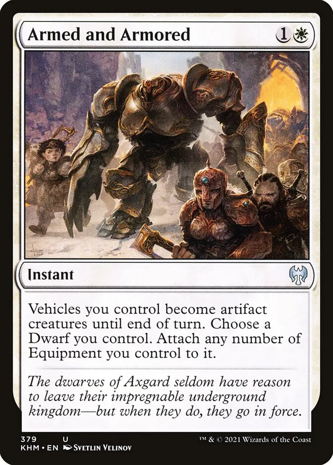 2021 Kaldheim Armed and Armored #379 uncommon card image