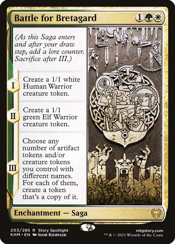 2021 Kaldheim Battle for Bretagard #203 rare card image