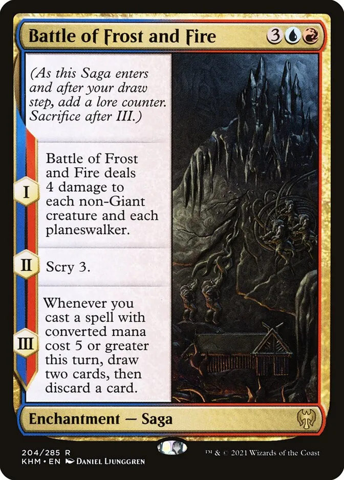 2021 Kaldheim Battle of Frost and Fire #204 rare card image