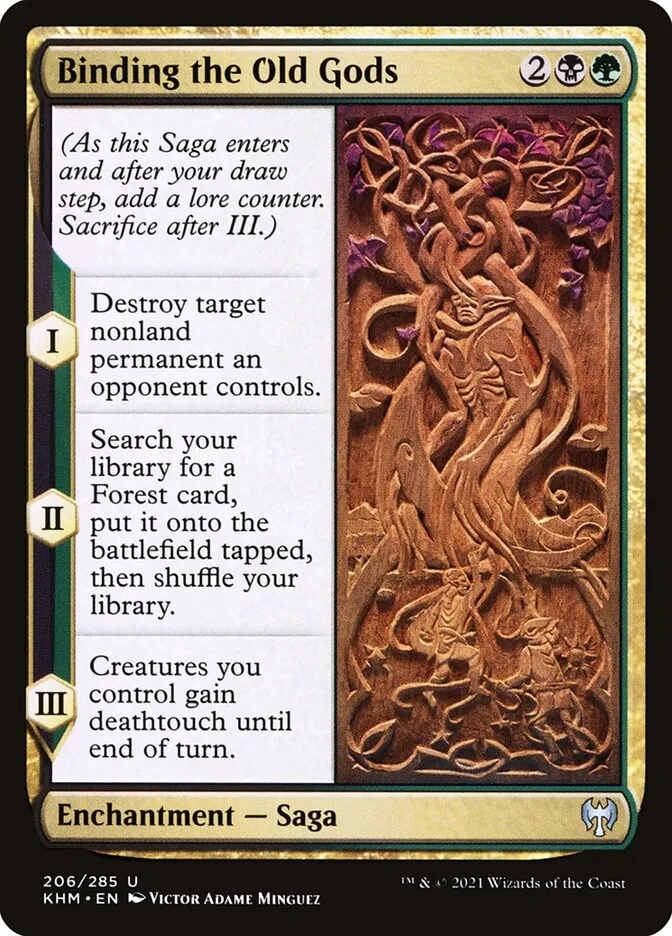 2021 Kaldheim Binding the Old Gods #206 uncommon card image