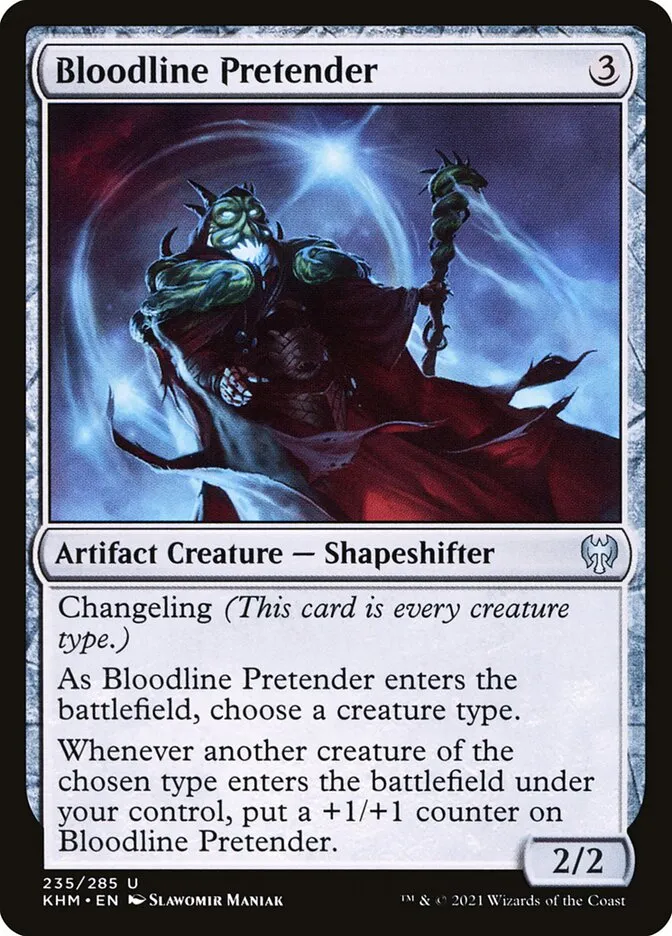 2021 Kaldheim Bloodline Pretender #235 uncommon card image