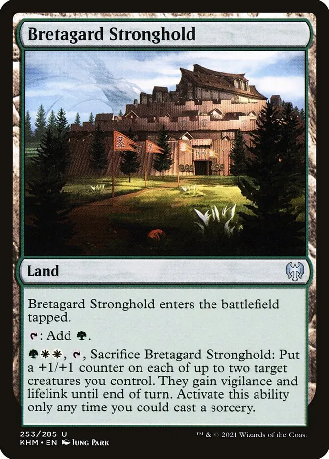 2021 Kaldheim Bretagard Stronghold #253 uncommon card image