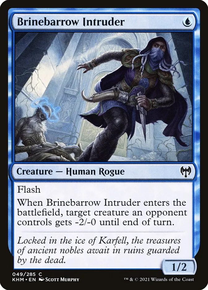 2021 Kaldheim Brinebarrow Intruder #49 common card image