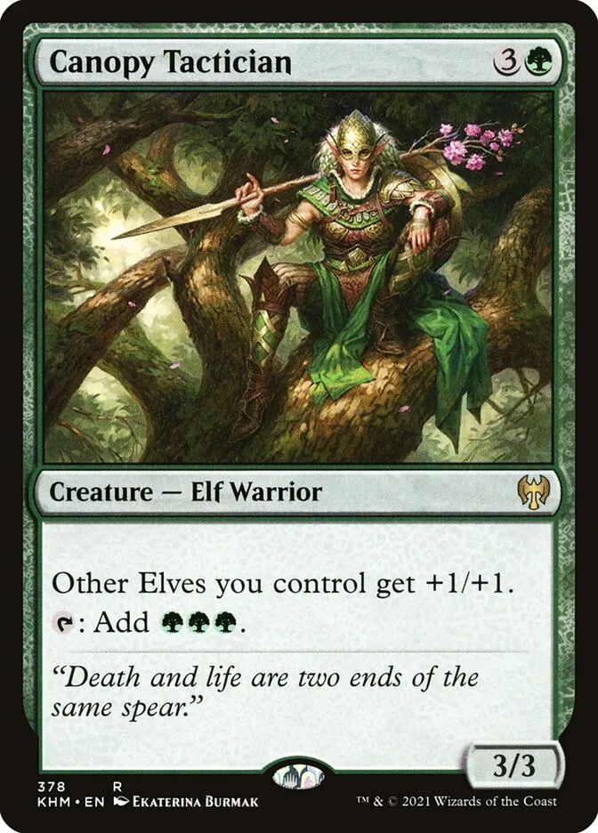 2021 Kaldheim Canopy Tactician #378 rare card image