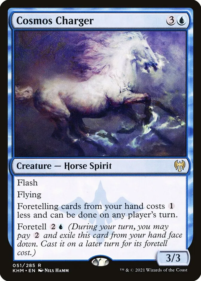 2021 Kaldheim Cosmos Charger #51 rare card image