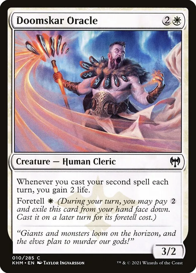 2021 Kaldheim Doomskar Oracle common #10 common card image
