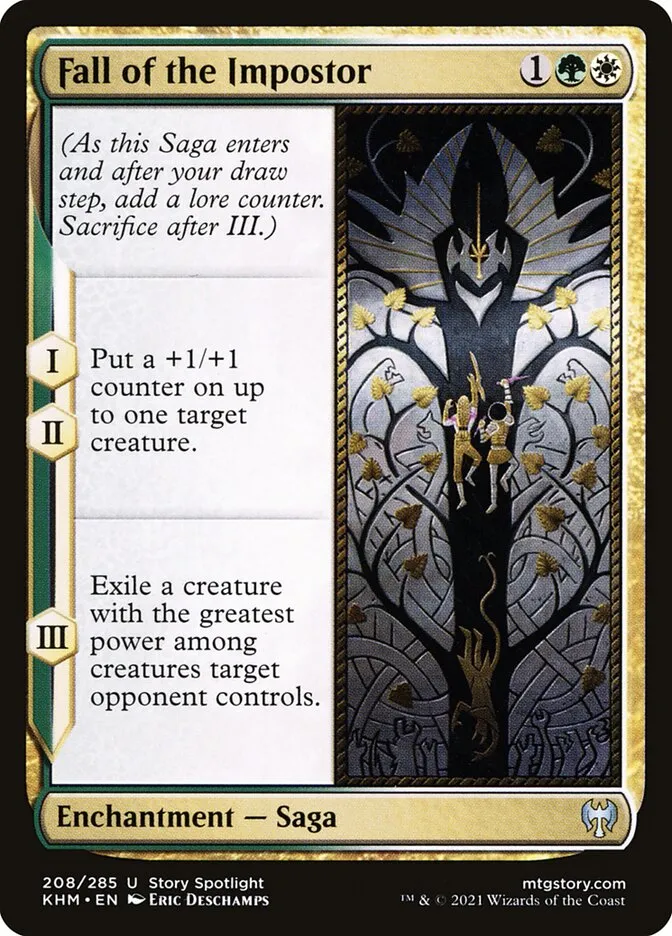 2021 Kaldheim Fall of the Impostor #208 uncommon card image