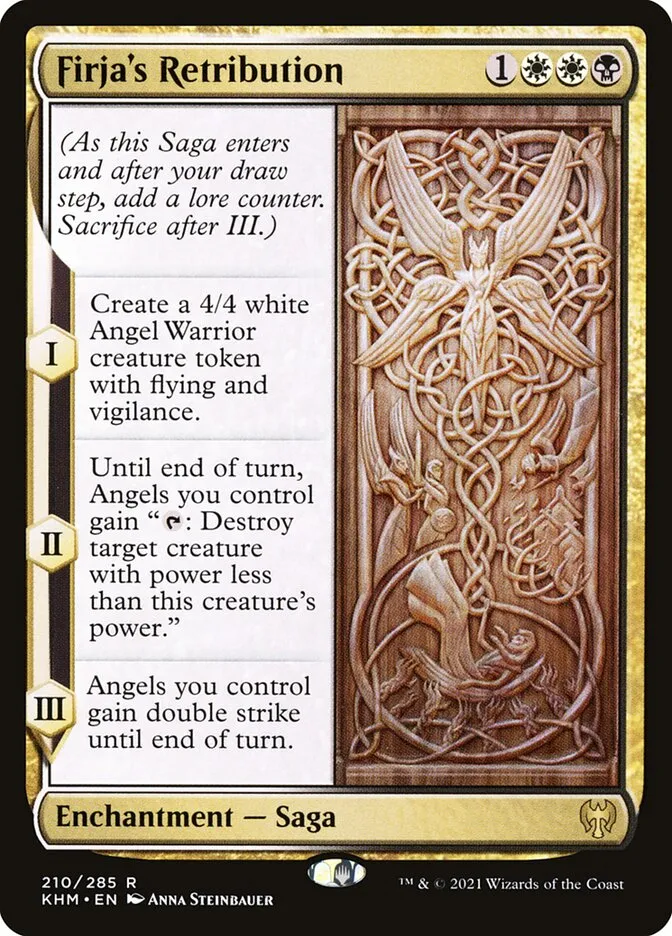2021 Kaldheim Firja's Retribution #210 rare card image
