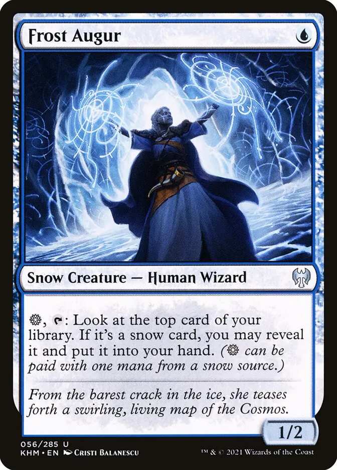 2021 Kaldheim Frost Augur #56 uncommon card image