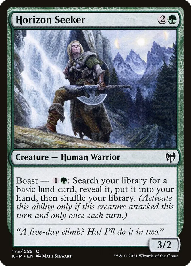 2021 Kaldheim Horizon Seeker common #175 common card image