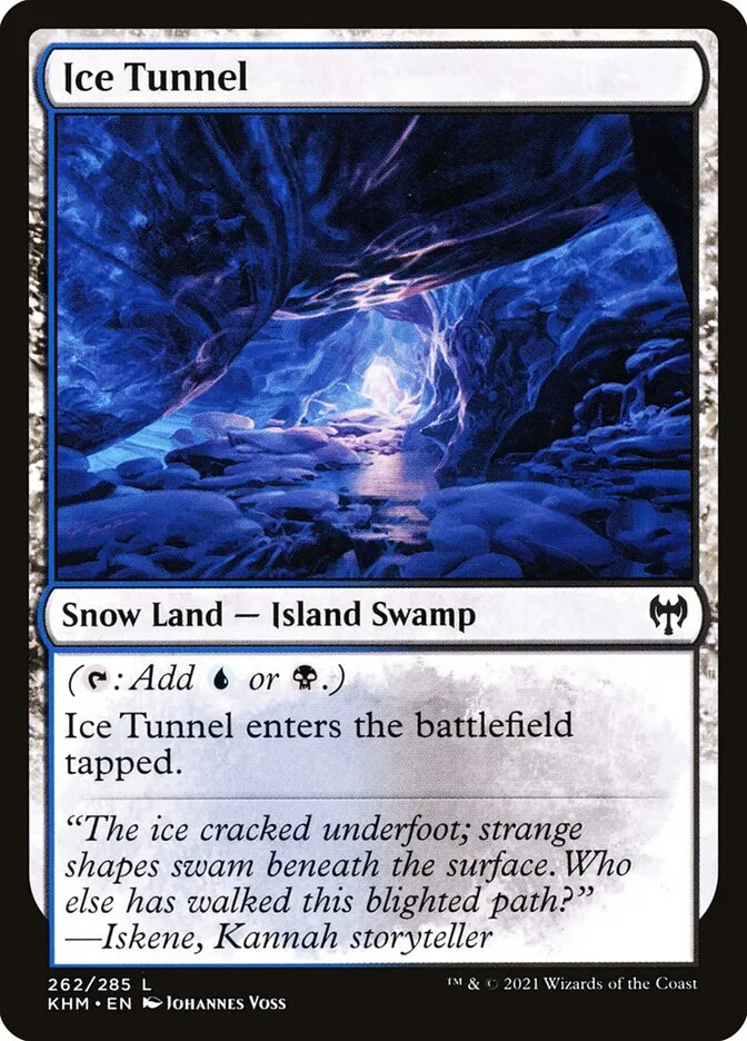 2021 Kaldheim Ice Tunnel common #262 common card image