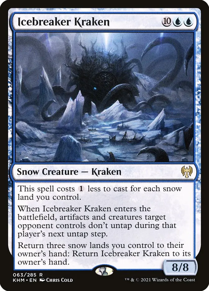 2021 Kaldheim Icebreaker Kraken #63 rare card image