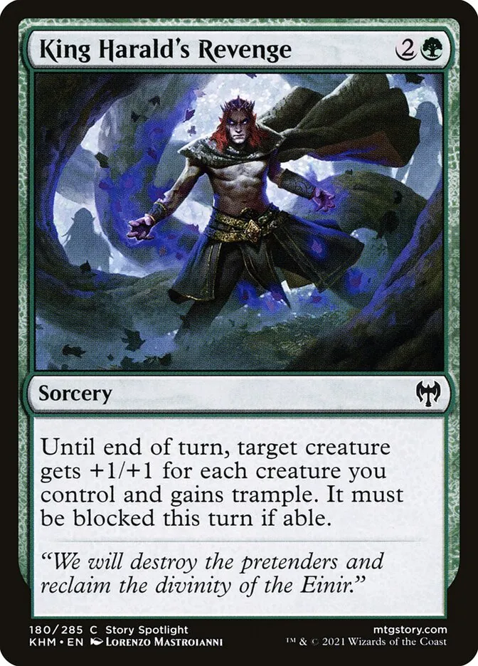 2021 Kaldheim King Harald's Revenge #180 common card image