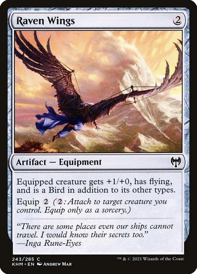 2021 Kaldheim Raven Wings #243 common card image