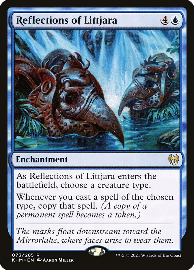 2021 Kaldheim Reflections of Littjara [Promo] rare #73 rare card image