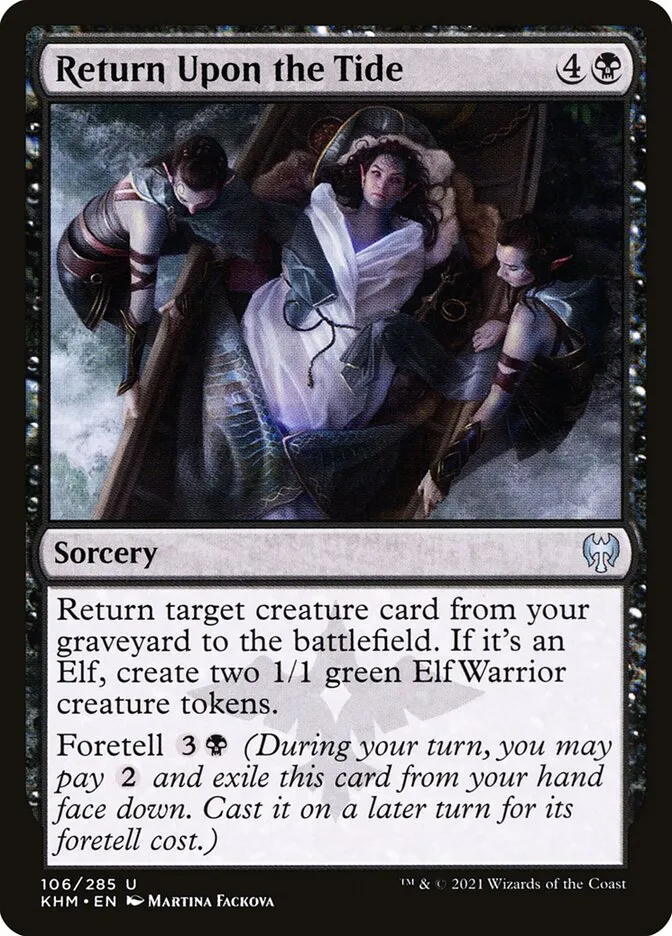 2021 Kaldheim Return Upon the Tide #106 uncommon card image