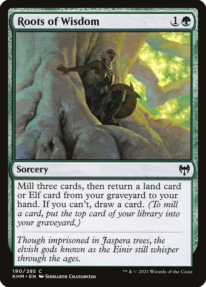 2021 Kaldheim Roots of Wisdom #190 common card image