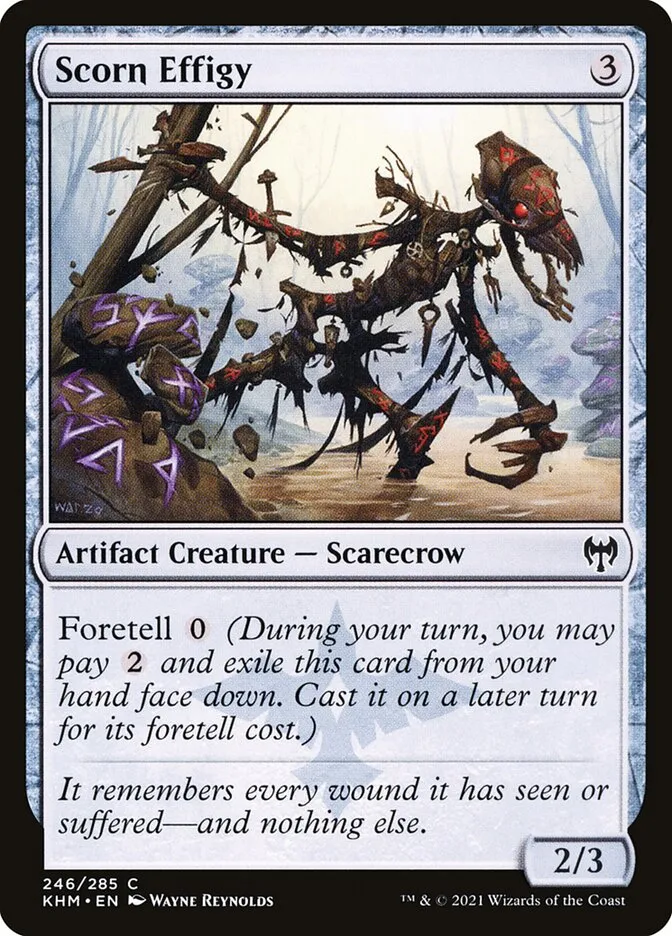 2021 Kaldheim Scorn Effigy #246 common card image