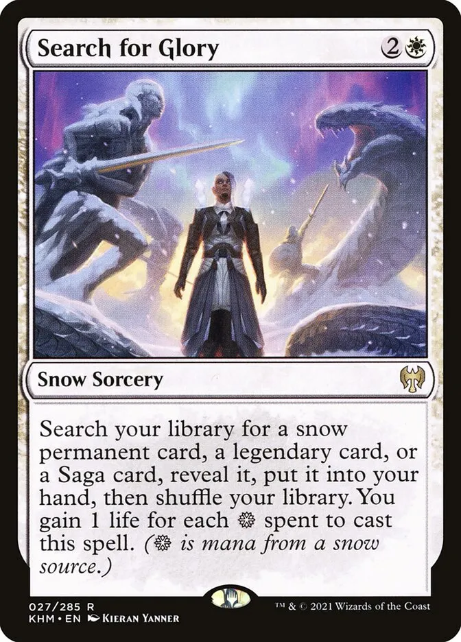 2021 Kaldheim Search for Glory rare #27 rare card image