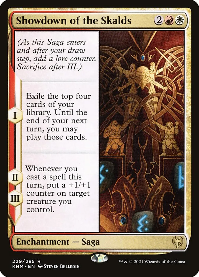 2021 Kaldheim Showdown of the Skalds #229 rare card image