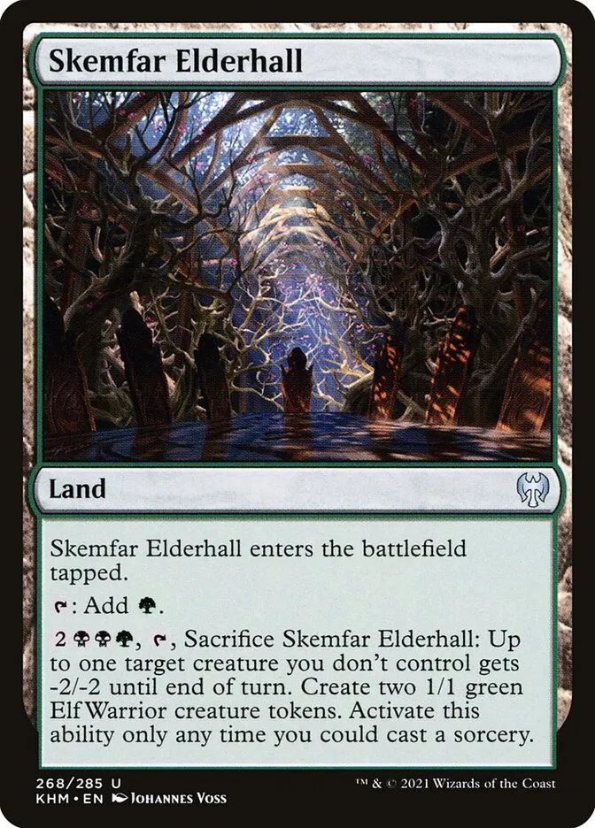 2021 Kaldheim Skemfar Elderhall #268 uncommon card image
