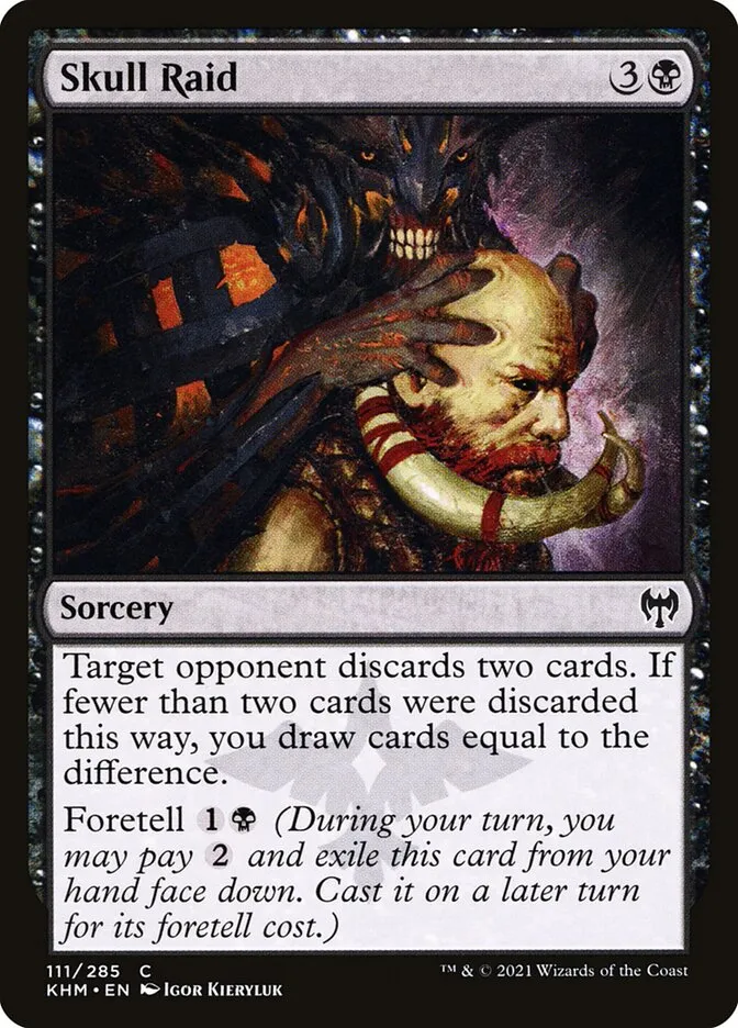 2021 Kaldheim Skull Raid common #111 common card image
