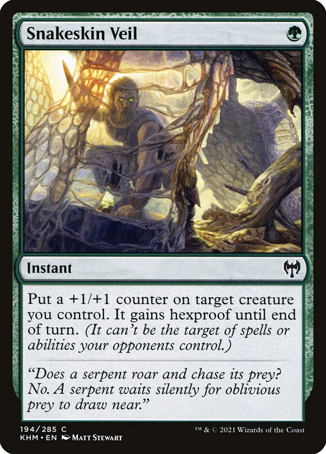 2021 Kaldheim Snakeskin Veil #194 common card image